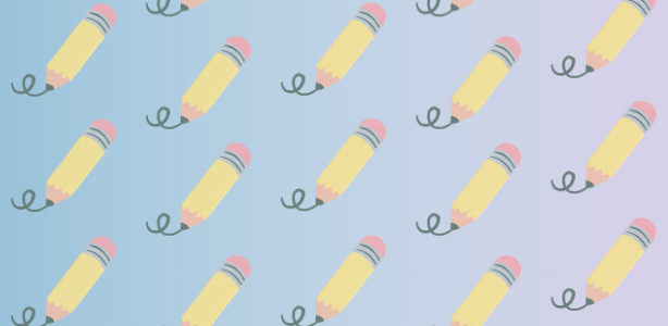 Repeating pattern image of pencils